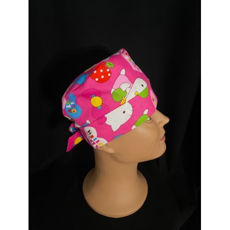 Calot bloc opératoire Hello kitty