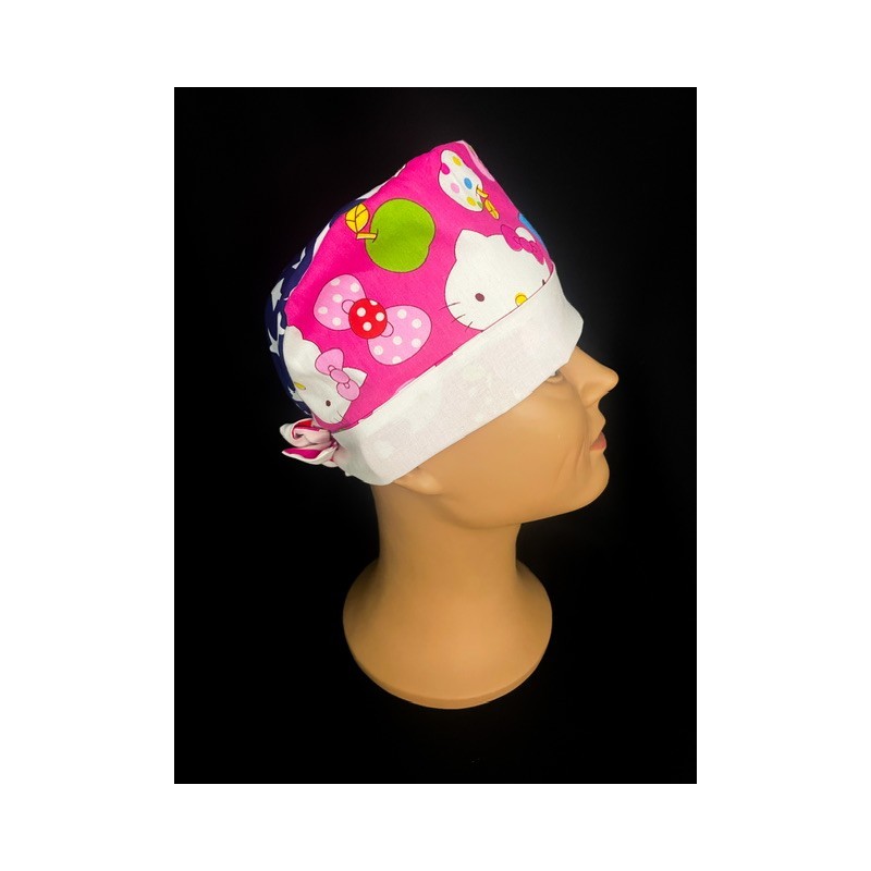 Calot bloc opératoire Hello kitty