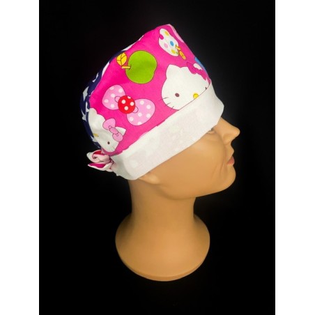 Calot bloc opératoire Hello kitty