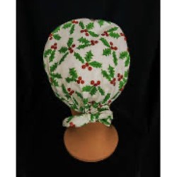 Calot médical en coton – Motif Noël – Taille adulte unisexe | Le Monde du Calot