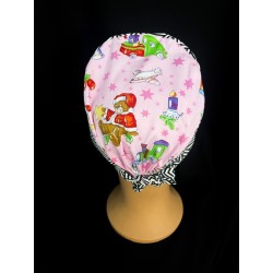 Calot médical bloc opératoire en coton – Motif Noël | Le Monde du Calot