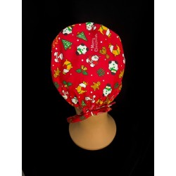 Calot médical bloc opératoire en coton – Motif Noël | Le Monde du Calot