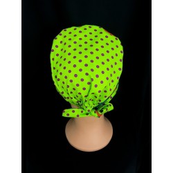 Charlotte médicale en tissu – Motif Bégonia | Le Monde du Calot