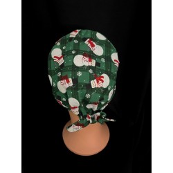 Calot médical court en coton – Motif Noël | Le Monde du Calot