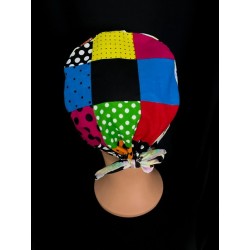 Calot médical en coton – Motif Black Princess | Le Monde du Calot