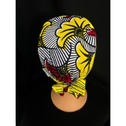 Calot bloc opératoire en coton – Motif Afrik | Le Monde du Calot