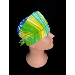 Calot médical en coton – Motif Arc-en-ciel – Taille adulte unisexe | Le Monde du Calot