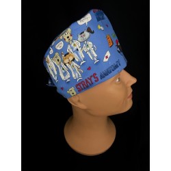 Calot médical bloc opératoire en coton – Motif Stray's Anatomie | Le Monde du Calot