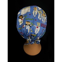 Calot médical bloc opératoire en coton – Motif Stray's Anatomie | Le Monde du Calot