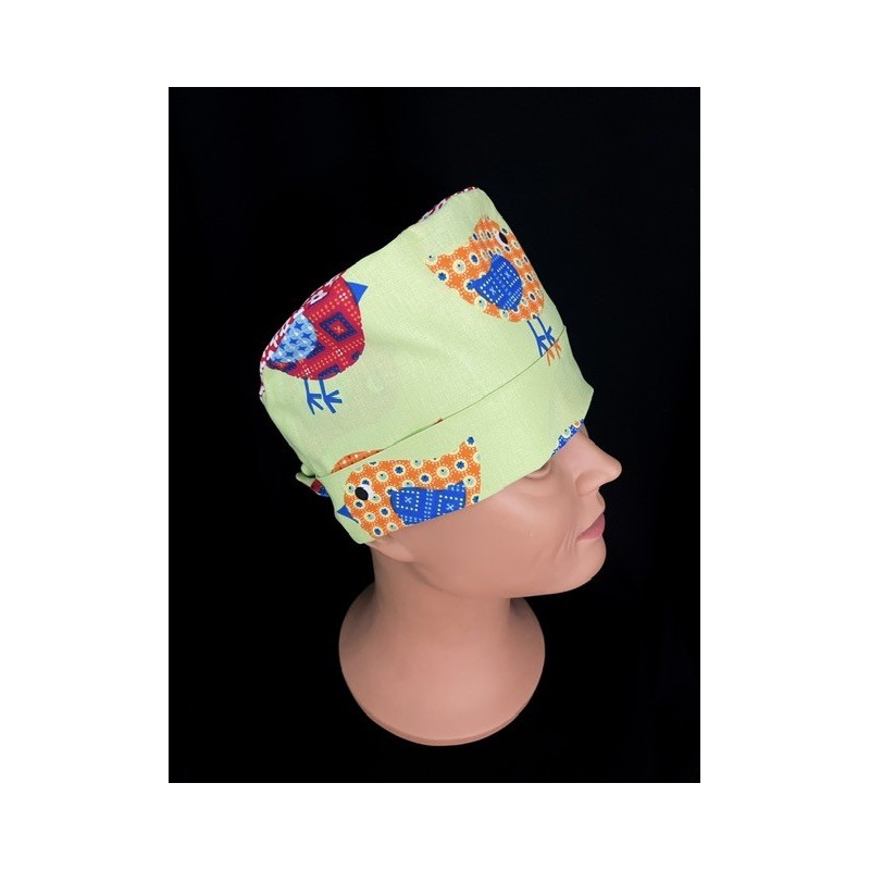 Calot bloc opératoire en coton – Motif Polito – Taille adulte unisexe