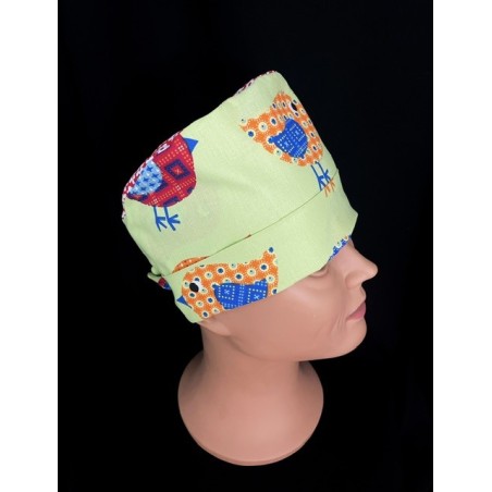 Calot bloc opératoire en coton – Motif Polito – Taille adulte unisexe