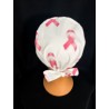 Calot médical bloc opératoire en tissu exclusif – Motif Ruban Rose (Cancer du sein) | Le Monde du Calot