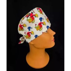 Calot médical bloc opératoire en tissu exclusif – Motif Balthazar | Le Monde du Calot