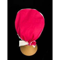 Calot médical bloc opératoire en tissu exclusif – Motif Ruban Rose (Cancer du sein) | Le Monde du Calot